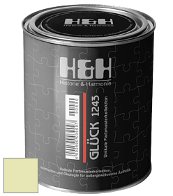 Матовая краска H&H Gluck цвет NCS S 0520-G60Y 