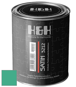 Шелковисто-глянцевая H&H Satin SG цвет NCS S 2050-B90G 
