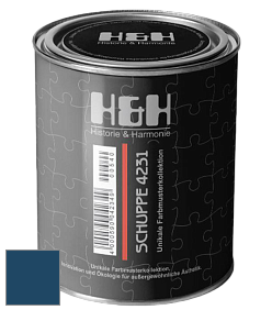 Глубокоматовая краска H&H SCHUPPE цвет RAL 5001 