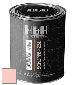 Глубокоматовая краска H&H SCHUPPE цвет NCS S 0520-Y90R 