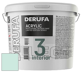 Матовая краска Derufa Интерьер-3 (ТМ) цвет NCS S 0515-B80G 