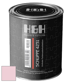 Глубокоматовая краска H&H SCHUPPE цвет NCS S 0520-R20B 