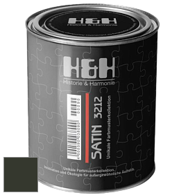 Шелковисто-матовая H&H Satin SM цвет RAL 6008 