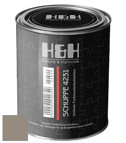 Глубокоматовая краска H&H SCHUPPE цвет DRF 9040 