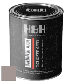Глубокоматовая краска H&H SCHUPPE цвет NCS S 4005-Y80R 