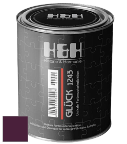 Матовая краска H&H Gluck цвет RAL 4007 