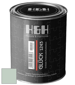 Матовая краска H&H Gluck цвет NCS S 1510-G 