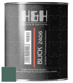 Глубокоматовая краска H&H Blick цвет NCS S 6020-B90G 
