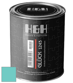 Матовая краска H&H Gluck цвет NCS S 1040-B50G 