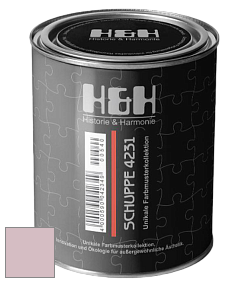 Глубокоматовая краска H&H SCHUPPE цвет NCS S 1515-R20B 