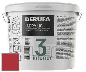 Матовая краска Derufa Интерьер-3 (ТМ) цвет RAL 3031 