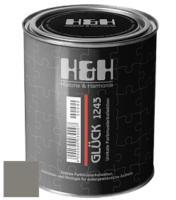 Матовая краска H&H Gluck цвет NCS S 5502-Y 