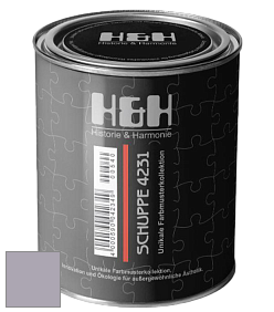 Глубокоматовая краска H&H SCHUPPE цвет NCS S 3010-R50B 