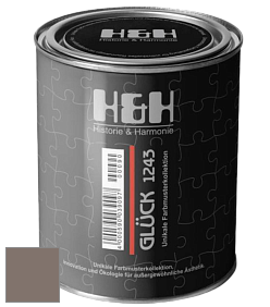 Матовая краска H&H Gluck цвет NCS S 6005-Y50R 