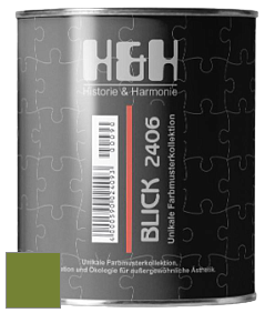 Глубокоматовая краска H&H Blick цвет NCS S 3065-G40Y 