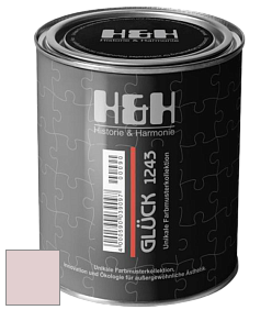 Матовая краска H&H Gluck цвет NCS S 1010-R10B 