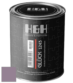 Матовая краска H&H Gluck цвет NCS S 4020-R40B 