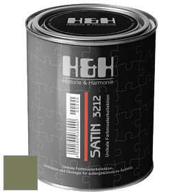 Шелковисто-глянцевая H&H Satin SG цвет RAL 6013 