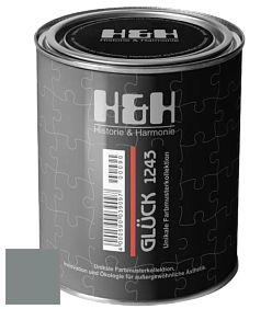 Матовая краска H&H Gluck цвет NCS S 5005-B50G 