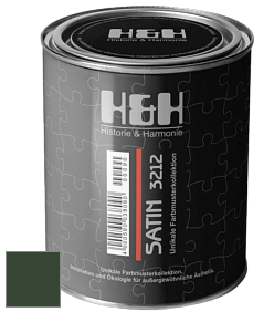 Шелковисто-матовая H&H Satin SM цвет RAL 6020 