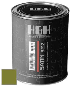 Шелковисто-матовая H&H Satin SM цвет NCS S 3560-G50Y 