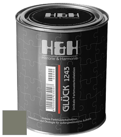 Матовая краска H&H Gluck цвет RAL 7003 