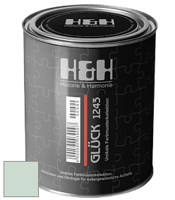 Матовая краска H&H Gluck цвет NCS S 1010-G 