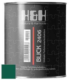 Глубокоматовая краска H&H Blick цвет NCS S 5540-B90G 