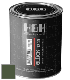 Матовая краска H&H Gluck цвет RAL 6003 