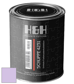 Глубокоматовая краска H&H SCHUPPE цвет NCS S 0530-R50B 
