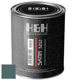 Шелковисто-глянцевая H&H Satin SG цвет NCS S 6020-B50G 