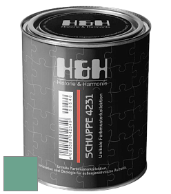 Глубокоматовая краска H&H SCHUPPE цвет NCS S 3030-B90G 