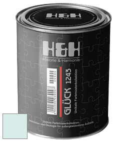 Матовая краска H&H Gluck цвет NCS S 0510-B50G 
