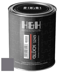 Матовая краска H&H Gluck цвет NCS S 6005-R50B 