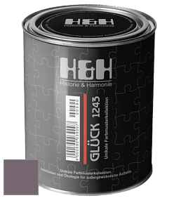 Матовая краска H&H Gluck цвет NCS S 6010-R30B 