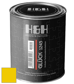 Матовая краска H&H Gluck цвет RAL 1023 