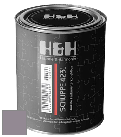 Глубокоматовая краска H&H SCHUPPE цвет DRF 1264 