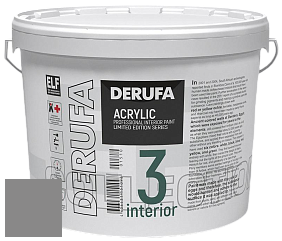 Матовая краска Derufa Интерьер-3 (ТМ) цвет DRF 8016 