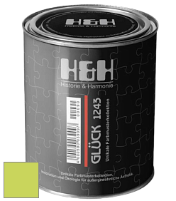 Матовая краска H&H Gluck цвет NCS S 0560-G50Y 