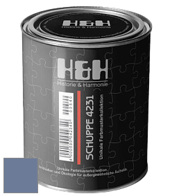 Глубокоматовая краска H&H SCHUPPE цвет RAL 5014 