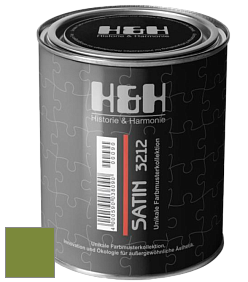 Шелковисто-глянцевая H&H Satin SG цвет NCS S 3060-G40Y 
