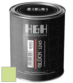 Матовая краска H&H Gluck цвет NCS S 0540-G40Y 
