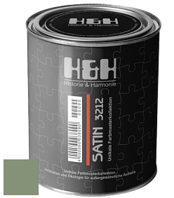 Шелковисто-глянцевая H&H Satin SG цвет NCS S 4020-G30Y 