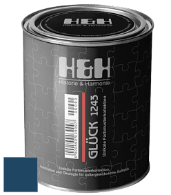 Матовая краска H&H Gluck цвет RAL 5001 