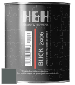 Глубокоматовая краска H&H Blick цвет NCS S 7005-B80G 