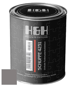 Глубокоматовая краска H&H SCHUPPE цвет NCS S 5502-R 