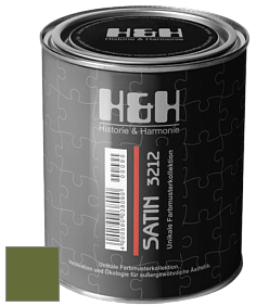 Шелковисто-матовая H&H Satin SM цвет NCS S 4550-G40Y 