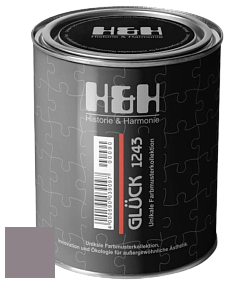 Матовая краска H&H Gluck цвет DRF 9075 