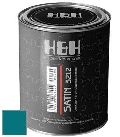 Шелковисто-матовая H&H Satin SM цвет RAL 5021 