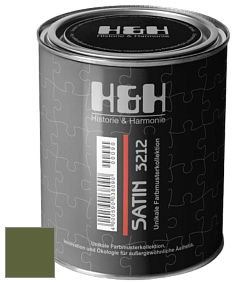 Шелковисто-глянцевая H&H Satin SG цвет NCS S 5540-G40Y 